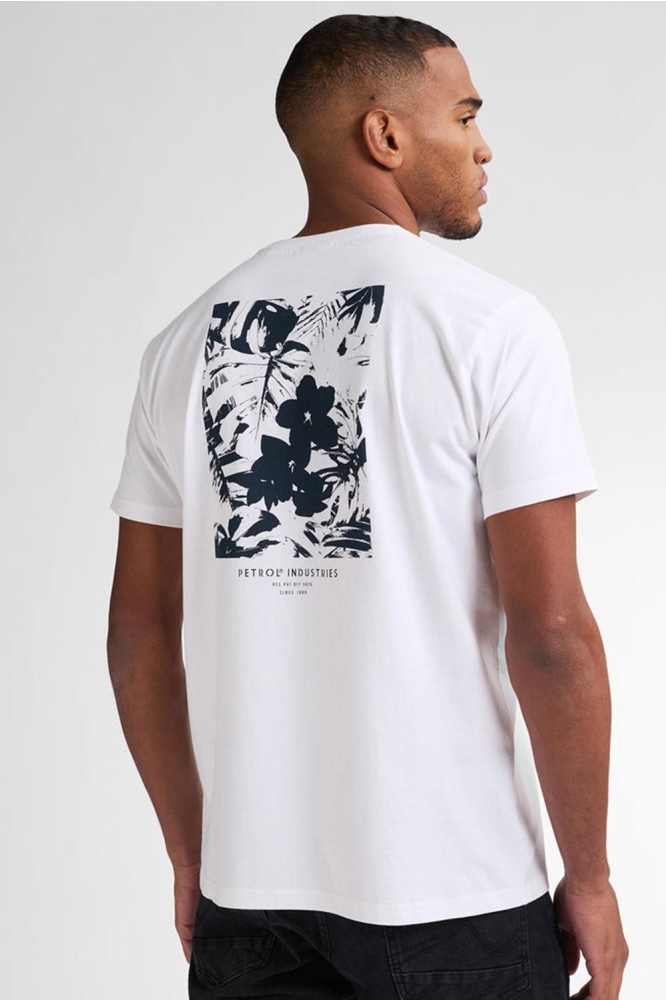 TSHIRT MET PRINT M 1050 TSR115 0000 Bright White